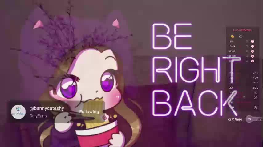 bunnycute_shy Chaturbate recording at 2023-09-20 18:07:00